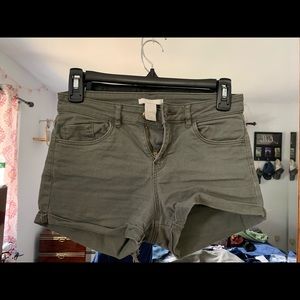 High waisted shorts